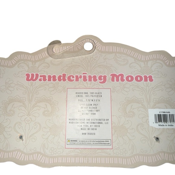 India Handmade Black Ghost Clutch - Picture 5 of 5